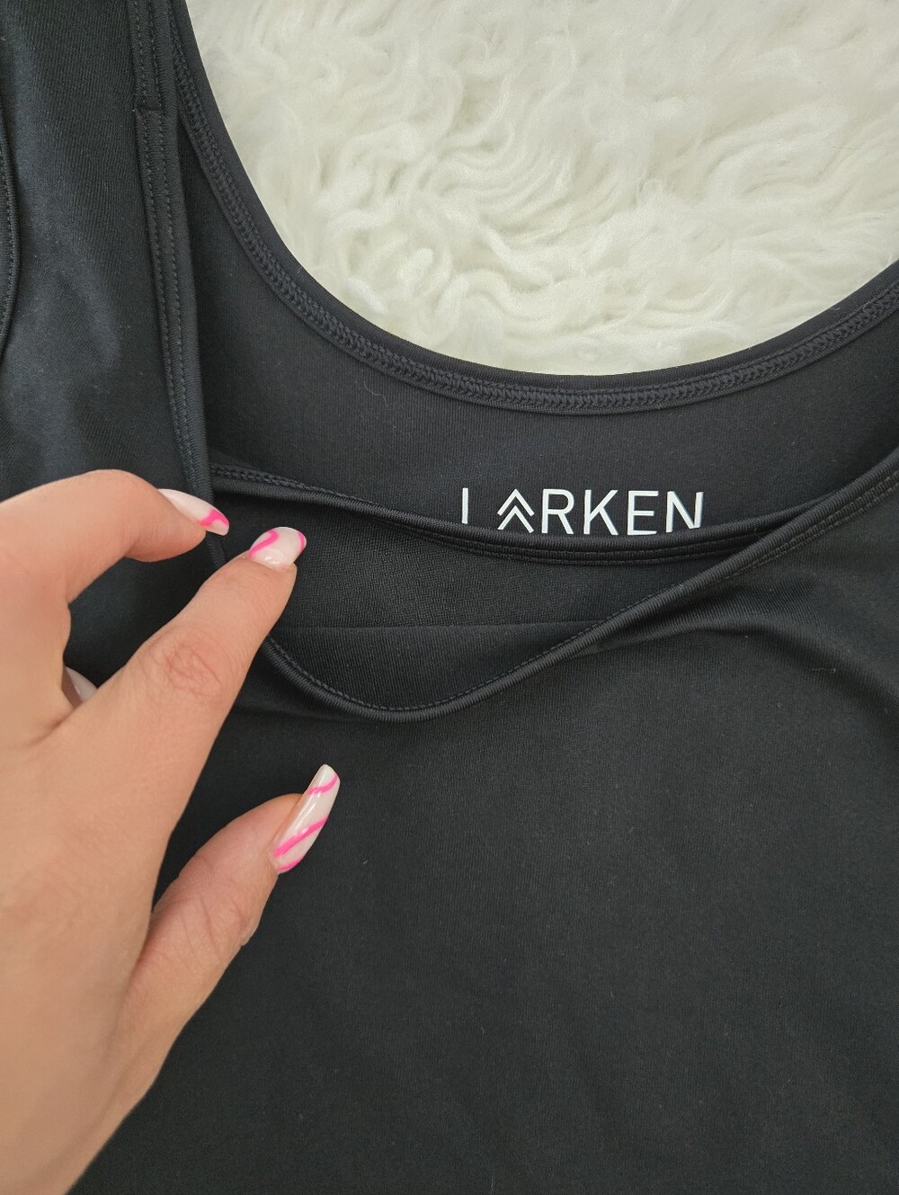 Larken X All In One Maternity Nursing Hands Free Pumping Bra Tank Crop. Medium. - Picture 7 of 11